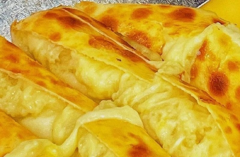 爆浆芝士榴莲饼
